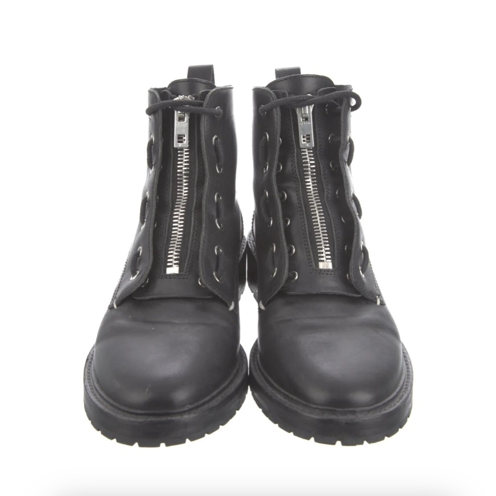 RAG & BONE Calf Leather Cannon Combat Boots